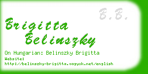 brigitta belinszky business card